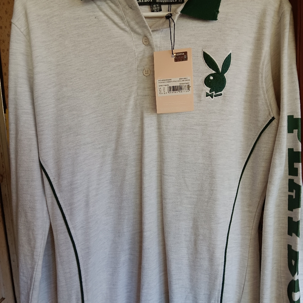 PLAYBOY NWT Missguided long sleeved dress. Super cute 😍 US 12 - Picture 2 of 11